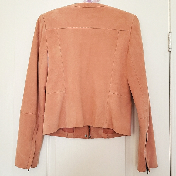 Nordstrom collection suede jacket, US 2 - Picture 2 of 15